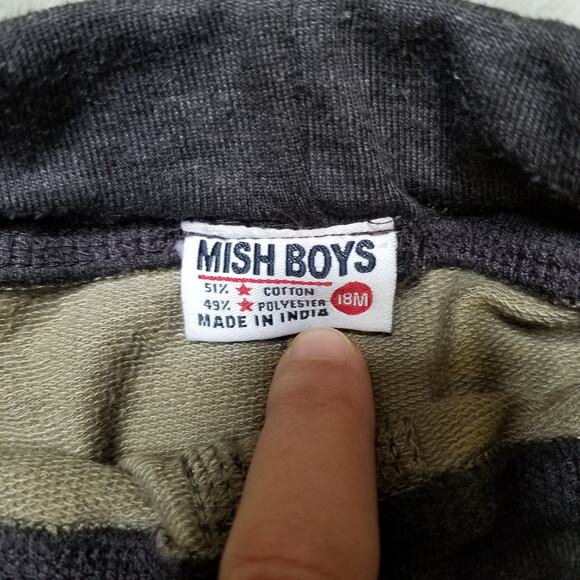 Mish Boys Camo Print Joggers 18 month - Picture 3 of 3